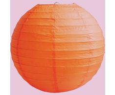 Matissa Linterna de papel (30 cm, 6 unidades), color naranja