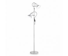 Lampara pie de salon Ideal Lux Plata POLLY PT2 ARGENTO