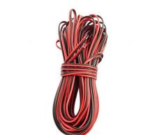 20m Cable Extensión Tira LED 2 pines Cable de Conexión Cinta de luz LED 2 Pin Cable Divisor Línea Separable Conector Banda LED Extension Cable para SMD 5050 3528 2835 LED Strip o Otros Dispositivos