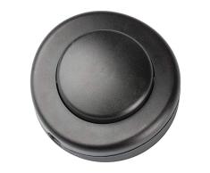 Legrand, Interruptor De Pie Para Lampara Negro, Medidas 5Cm X 5Cm X2Cm