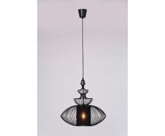 Kare Lámpara Colgante, Swing Iron Ovale, Negro, 49 x 44.5 x 44.5 cm, 44.5x44.5x49 cm