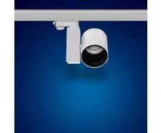 22 W Foco LED 3 fases, K18 W Blanco Cálido para Sistema de raíles