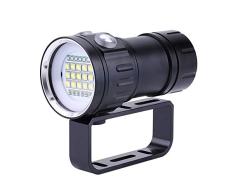 ZSCWMB Linterna de Buceo 18000 lúmenes Luces de Buceo IPX8 500 M Submarino Linterna de LED Deportes al Aire Libre Submarino Luces de Buceo Focos Lampara de Bolsillo