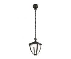 Philips myGarden Robin - Lámpara Colgante, iluminación Exterior, LED, luz Blanca cálida, 4,5 W, IP44, Color Negro