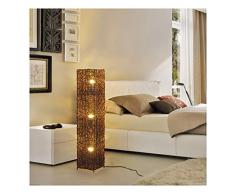 HN Lighting Lámpara de pie Uplighter Hecha a Mano de Torchiere, lámpara de pie Moderna de Rattan, Dormitorio, Sala de Estar Creativa, lámpara de pie Torchiere de Estudio - Regalo/decoración de Regal