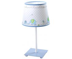 Dalber 72511 Elephant - Lámpara Infantil de Mesa , color Azul