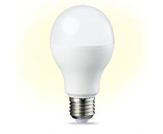 AmazonBasics Bombilla LED Esférica E27, 14W (equivalente a 100W), Blanco Cálido - 2 unidades