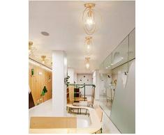 Retro Industrial Lámpara de Techo - E27 Vintage Colgante de Luz Moderna LED Metal Pantallas de Iluminación para Loft Restaurante Coffee Bar