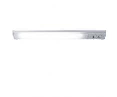 Luminaria fluorescente 13W 4000K con 2 tomas de corriente, tubo T5 incluido