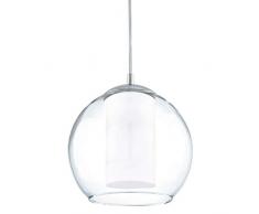 Eglo 92761 - Lámpara de techo con forma de bola, metal, E27, transparente