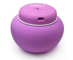 Sileu Clean Plus - Esterilizador Eléctrico Recargable USB Compacto para Copas Menstruales - Lámpara de Cuarzo UV y Ozono - Morado