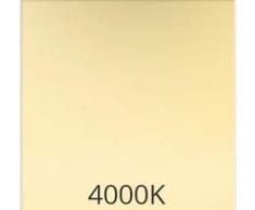 POPP- Pack 2 Downlight LED Extraplano Cuadrado Blanco,chip OSRAM Iluminacion LED Plafón de Techo (4000K, 6W)