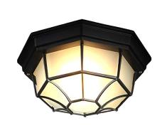 Rkrgky Downlight Plafón con,magnético Movimiento Sensor Luces Nocturna,Sensor De Movimiento Lámpara,Techo Foco Empotrable,Bronce/Negro, 23 * 10.8 Cm / 29 * 12.5 Cm (Color : Black, Size : 23 * 10.8cm)