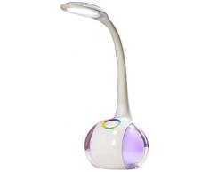 Schuller 514390 Color - Lámpara de sobremesa (bombillas LED multicolor 220 V) color blanco