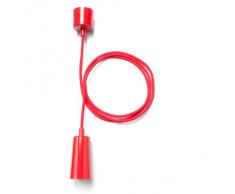 Klein & More 14755 Plumen - Cable para colgar lámparas de techo, color rojo