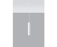 sollux Lighting Lagos 1 – Lámpara de techo, acero, color blanco