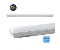 Regleta estanca LED IP65 36w 3000 lumens 6.500k luz fria EDM