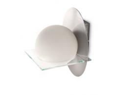 Philips myLiving Cherry - Aplique, iluminación interior, casquillo G9, bombilla halógena, luz blanca cálida, IP20, color gris
