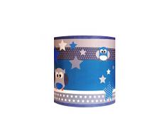 Aplique infantil "Los búhos azules"