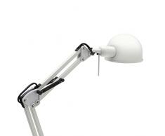 Lampara de escritorio artitecto flexible ajustable Blanco max 40W E14 220-240V 19300