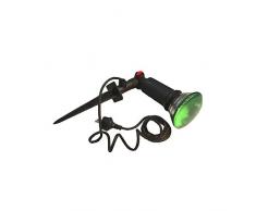 ESTACA JARDIN NEGRA 1 FOCO EDM GARDEN 4""