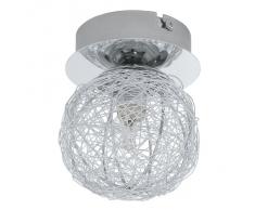 Eglo PRODO Interior G9 33W Aluminio, Cromo iluminación de techo - Lámpara (Dormitorio, Salón comedor, Salón, Aluminio, Cromo, IP20, Alrededor, Acero, I)