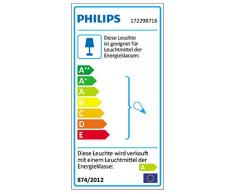 Philips Ecommods Pond - Aplique de iluminación exterior, bombilla incluida, 23 W, luz blanca cálida, color blanco