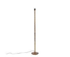 QAZQA Moderno Lámpara de pie clásica dorada sin pantalla - SIMPLO Metálica Alargada Adecuado para LED Max. 1 x 60 Watt