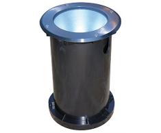 FOCO empotrada en el suelo LÁMPARA 50W ILUMINACIÓN JARDÍN AVENUE PISCINA