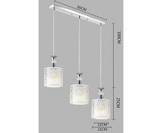 Moderno Colgante Lámpara Candelabro Creativo Lámpara de techo Araña de luces plafón Focos Colgantes Hierro Iluminación Decorativa Blancos para Trabajo Habitaciones Dormitorio y Salón Comedores Cafe Cocina Office Bar Restaurantes