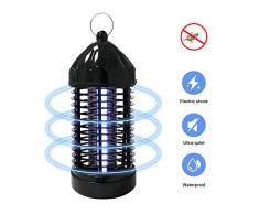PECHTY Lámpara Antimosquitos,Antimosquitos Electrico Lámpara, Anti Mosquitos Tranquilo y ecológico Lámpara Anti Mosquitos para Interiores al Aire Libre (8x3.2cm, Negro)