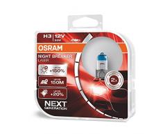 Osram 1 H3 B 55W12V+150%, NIGHT BREAKER LASER next Gen, Duo Box (2 lámparas), Set de 2