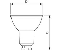 Philips MAS LED spot VLE D - Lámpara LED (7 W, 80 W, GU10, A+, 610 lm, 25000 h)