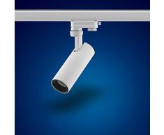 mext Electronic de 3 fases de alimentación carril Foco 15 W Foco LED 3 fases, s29 W Blanco Cálido para Sistema de raíles