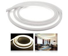 ledu Neon Flex Premium Blanco Neutro LED tira LED (24 V, LED de Stripe sin puntos de luz, luz constante, 9 W/M, eficiencia energética: A), 4 metros 24.00 volts