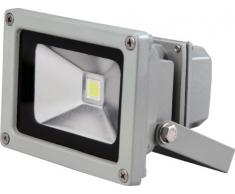 Electraline 63400 - Proyector halógeno con detector (10 W, 1 led), color negro