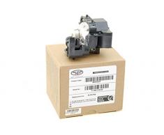 Alda PQ® - Originales lámpara de proyector/repuesto para EPSON EMP-62 EMP-62C EMP-63 EMP-76C EMP-82 EMP-X3 proyectores, lámpara originales con PRO-G6s caja/titular