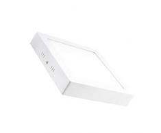 Plafon de Techo LED 20W 2000lm Blanco Frío 6000k-6500k Cuadrado Superficie Panel LED Iluminacion Para Sala de Estar,Comedor,Dormitorio,Oficina,Tienda Comecial ONSSI LED