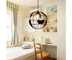 XINYANSEE Lámpara Colgante Vintage Luz de Techo de Metal Lámpara de Comedor Iluminación Interior Estilo Rústico Casquillo E27 para Restaurante Bar Cafetería