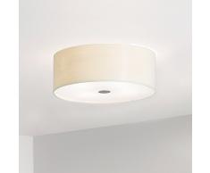 Ideal Lux Woody PL4 - Lámpara (Salón comedor, Salón, Beige, Cilindro, E27, 60 W, Corriente alterna)