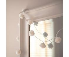 Guirnalda de 30 luces de LED de rosas blancas de Lights4fun