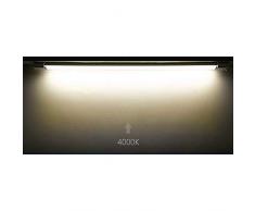 5X Anten 120cm 36W Pantalla LED Éstanca, 4000K Tri-Proof Regleta/Tubo LED Integrado para Interiores/Exteriores, Pasillo, Garaje(3200Lm, Blanco Natural)