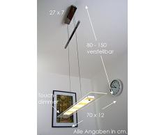 Lámpara colgante LED Malef regulable en intensidad