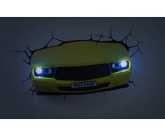 3D Deco Light Lampara LED decorativa de ambiente, Amarillo