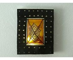 pared Oriental la lámpara del aplique de cuero/hierro Marruecos 35x30 cm - 905552-0002