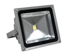 Faro led proyector alto brillo impermeable 10w ip65 luz cálida mws