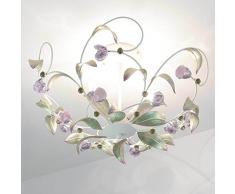 Techo Luz Techo Lámpara de techo (estilo florentino Rose, envío inmediato
