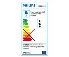 Philips myGarden Ledino Flagstone - Aplique de pared, iluminación exterior, 7,5 W, 1 bombilla incluida, color gris