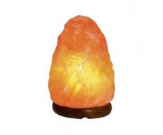 Del Himalaya Impresionante Lámpara De Sal Cristal Rosa Lámpara De Sal Curativo Radiaciones Ionizantes Lámparas Mejor Calidad Noche Lámpara De Trabajo - Naranja/Rosa, 2-3 KG