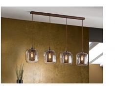 SCHULLER - Lámparas Modernas LED - Colección FOX 4L Chocolate - iBERGADA